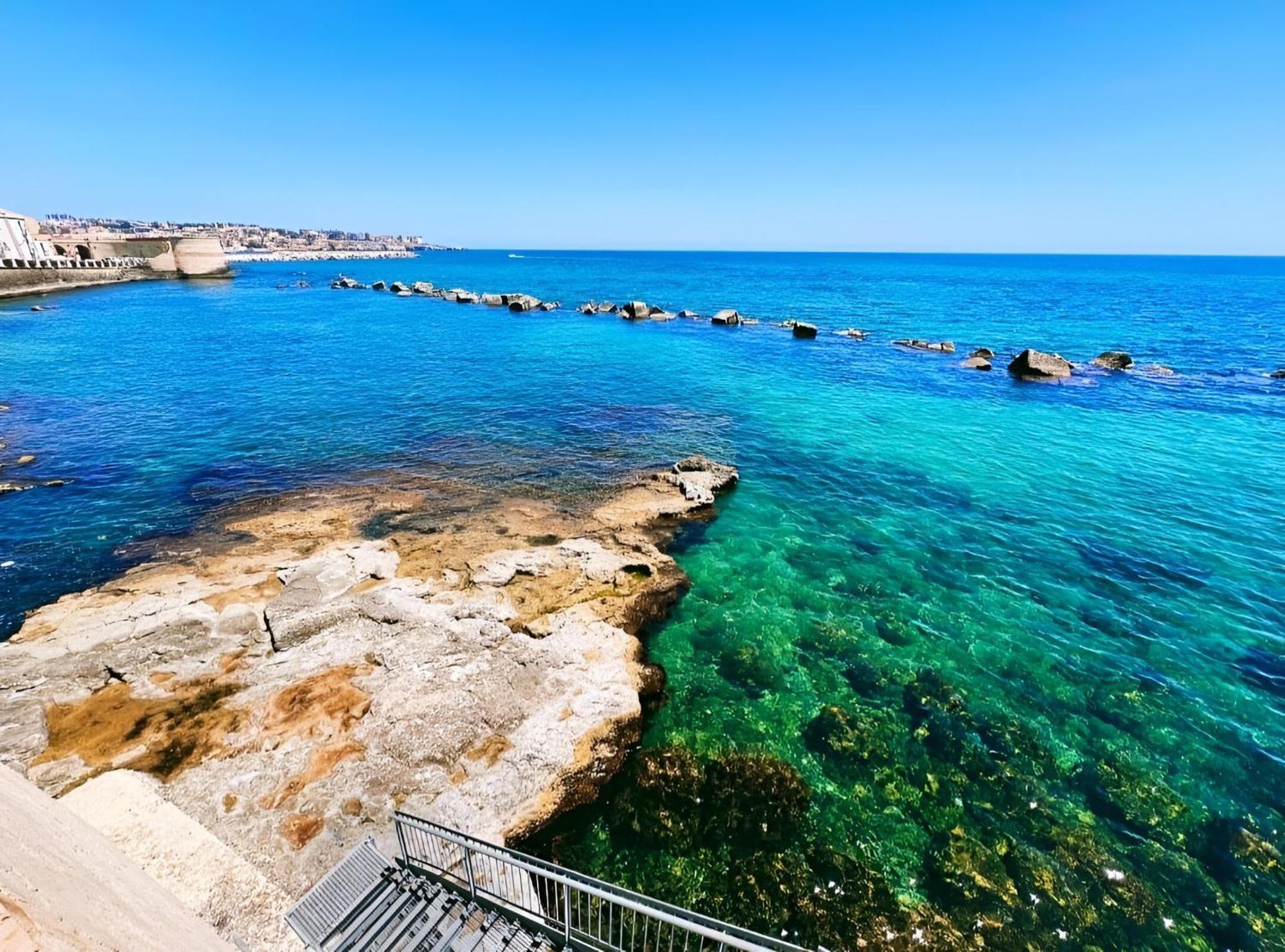 Salty Soul Sea View Ortigia Villa Syrakusa Exteriör bild